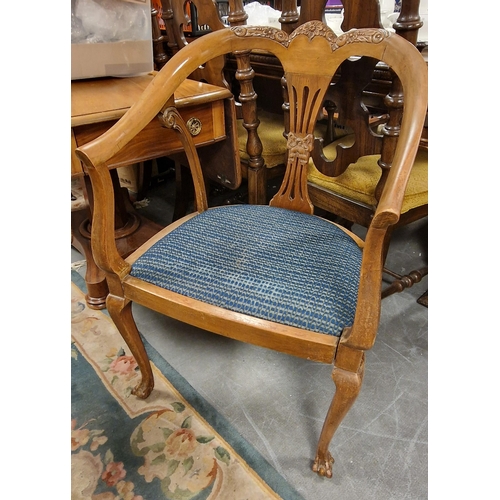 119e - Arts and Crafts 1920's Oak Armchair/Carver