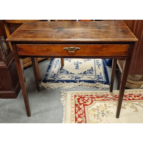 119h - Antique Oak Console Table