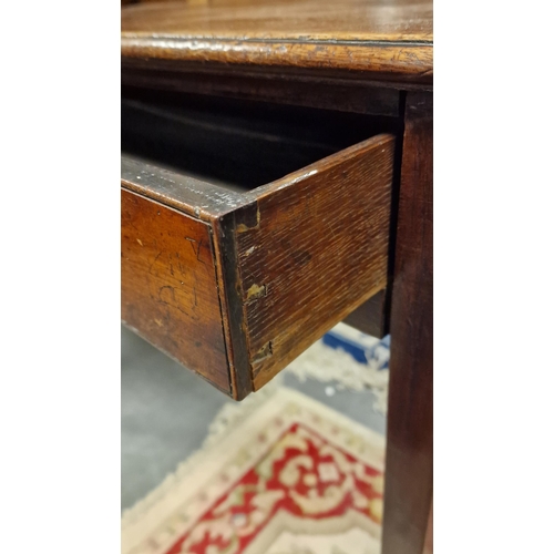 119h - Antique Oak Console Table