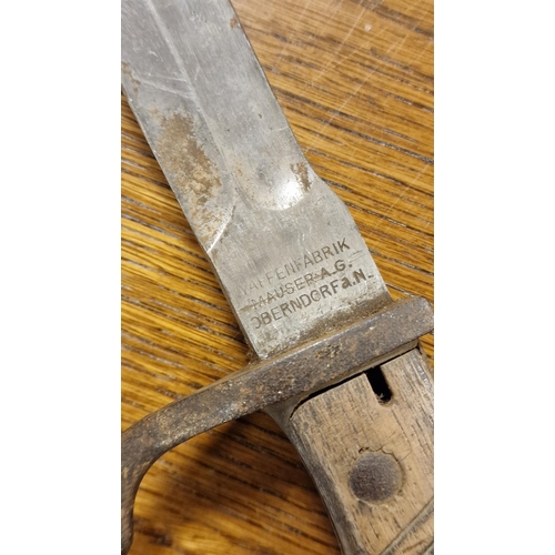 32f - German WWII Waffenfabrik Bayonet Sword