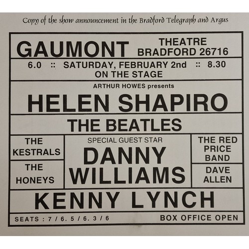 2 - The Beatles 1963 Signed Full Band Photograph Autograph Signature etc..This is a similar photograph t... 
