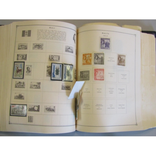 20 - SCOTT PRINTED dilapidated album for A to Z world countries 1956-1959 periods both mint and used, hug... 