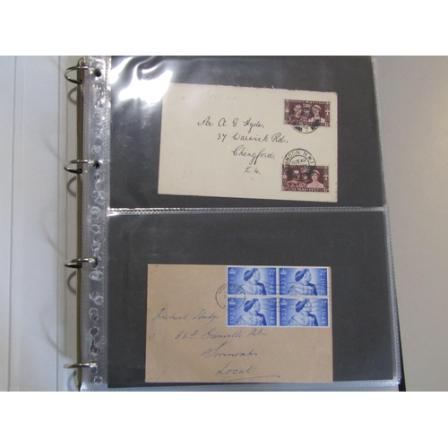 29 - 1937 Coronation collection of First Day Covers mainly plain or registered to UK bearing full set tie... 