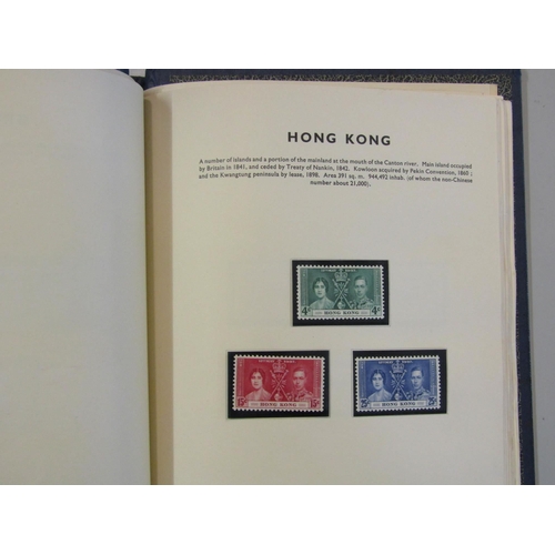 30 - 1937 Coronation complete hinged mint in special springback printed album. Cat £200 (202)