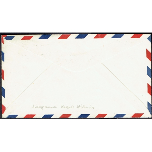 37 - Aviation: 1930 New York airmail cover unaddressed cacheted at NEW YORK AIRCRAFT SALON / MADISON SQUA... 