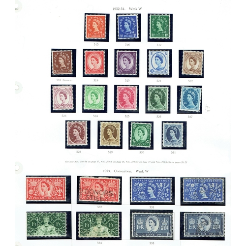 464 - 1936-1969 Collection both mint and used in SG printed loose-leaf album well filled includes (but not... 