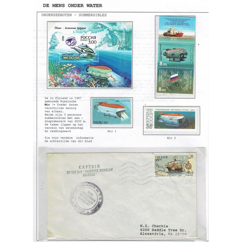 63 - Underwater & Marine - Extensive collection of stamps, miniature sheets and many covers from early to... 