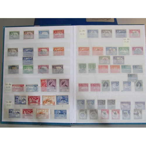 67 - Stockbook 1937 onwards mint and used with better pickings incl 1937 to 1r mint (Cat £127), 1939 set ... 