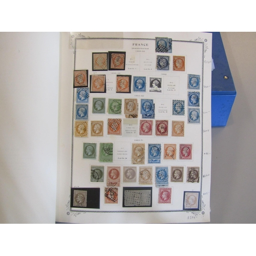 137 - FRANCE - 1849-1984 An extensive mint and used collection in a well filled Scott printed album with b... 