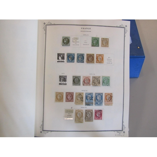 137 - FRANCE - 1849-1984 An extensive mint and used collection in a well filled Scott printed album with b... 