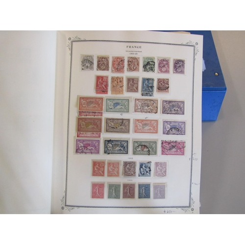 137 - FRANCE - 1849-1984 An extensive mint and used collection in a well filled Scott printed album with b... 