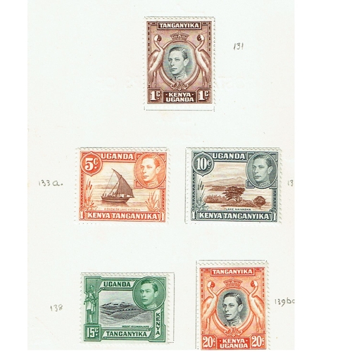 272 - KENYA, UGANDA & TANG. (K.U.T.) - 1938-54 Two Post Office presentation folders (postcard sized) with ... 