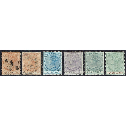 276 - LAGOS - 1874-1893 Mint and used collection with better throughout identified on leaves including 187... 