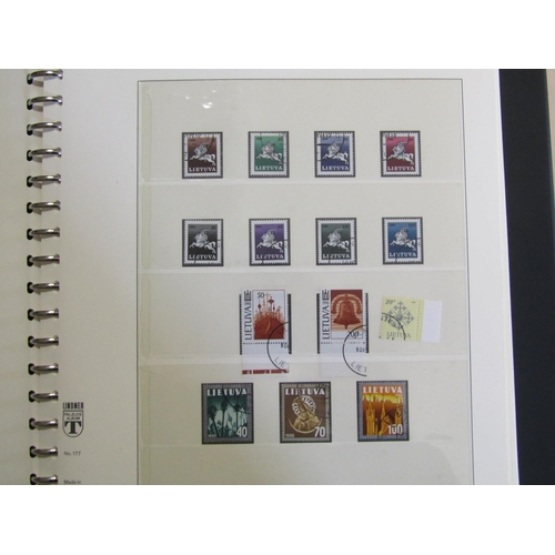 277 - LITHUANIA - 1990-2005 An extensive used (all nice postmarks off FDCs) collection in a well filled Li... 