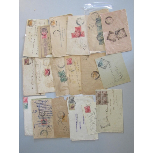 282 - MALAYAN STATES - Federated Malay States: Large group of 1920s-30s commercial covers bearing Leaping ... 