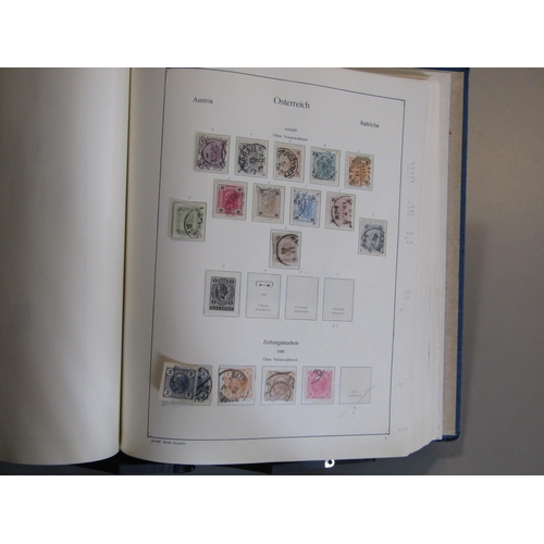 65 - AUSTRIA - 1850-1959 An attractive fine used collection on KA-BE printed leaves in an Album with stre... 