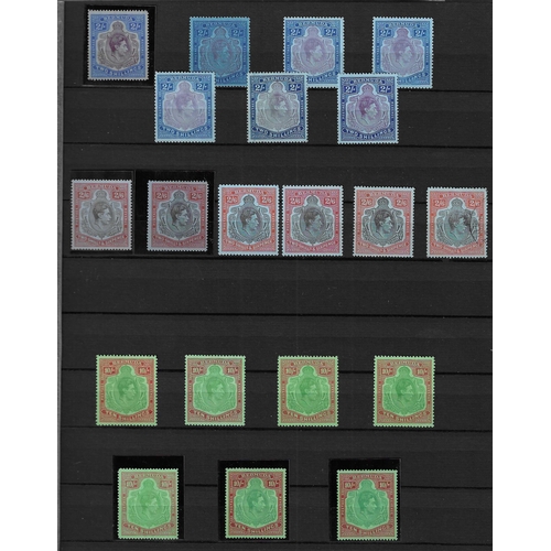 89 - BERMUDA - 1938-53 Keyplates, attractive mint and some unmounted mint arranged by printings including... 