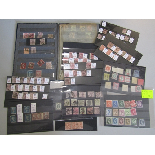 1238 - GREAT BRITAIN -  MIXED COLLNS - Jumbled accumulation - BOXFILE with all periods, mint & used on stoc... 