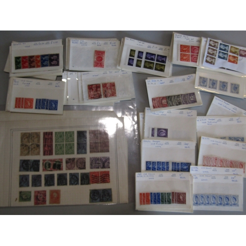 1238 - GREAT BRITAIN -  MIXED COLLNS - Jumbled accumulation - BOXFILE with all periods, mint & used on stoc... 