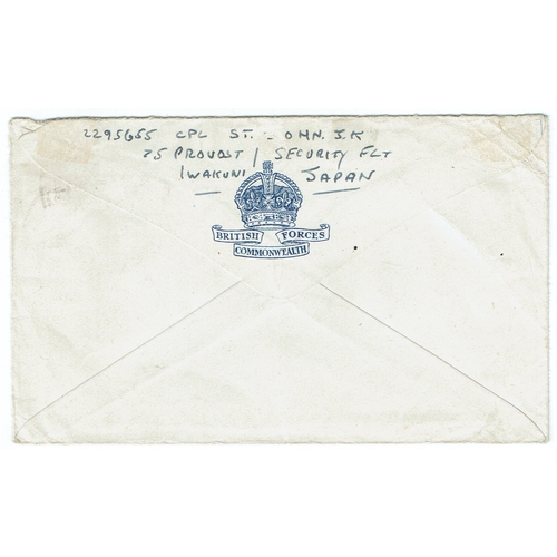 140 - AUSTRALIA - Br. Commonwealth Occupation Force Japan: 1946 OAS cover to London bearing BCOF JAPAN 194... 