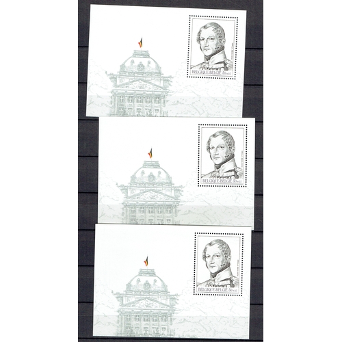 191 - BELGIUM - 1998-2003 Unmounted mint collection on stockpages mostly as sets or miniature sheets inclu... 