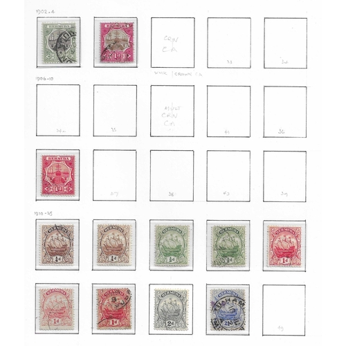 210 - BERMUDA - QV-1950 Mint and used collection on KA-BE album leaves, large amount of completion include... 