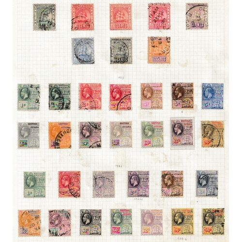 231 - BRITISH GUIANA - 1907-1963 Collection on leaves mint and used including 1913-21 six vals to 96c mint... 