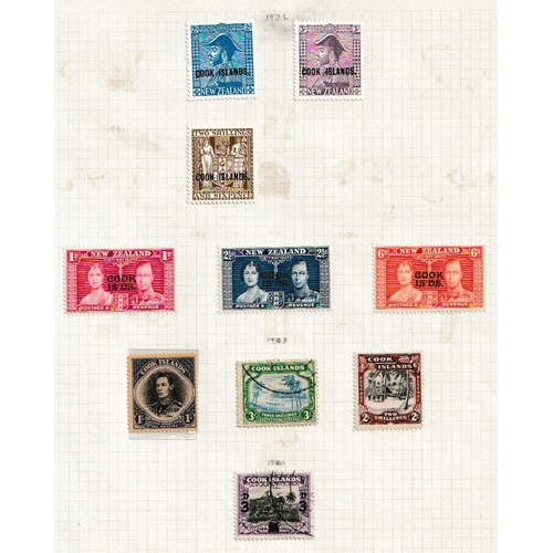 316 - COOK IS. - 1893-1967 Collection mint & used including 1893 set 6 used (Cat £180, 1d mint), Perf 11 s... 