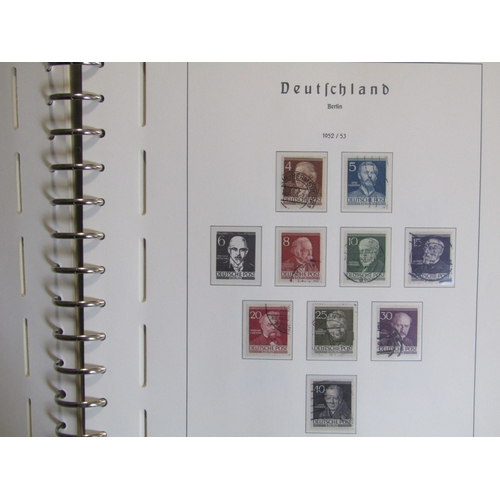 424 - GERMANY - Accumulation in album and stockbooks including West Berlin 1948-1983 used colln on hingele... 