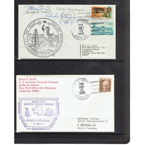 45 - POSTAL HISTORY - MARITIME: An extensive lifetimes collection of worldwide Antarctic, Arctic and pola... 