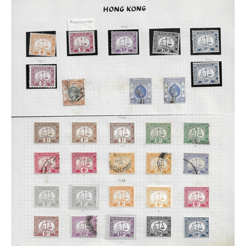 499 - HONG KONG - Postage Dues: 1923-1970 Mint and used assembly including 1923 to 10c, 1938 Wmk Script 50... 