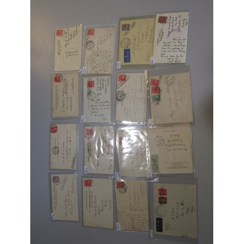 58 - POSTAL HISTORY - Maritime: PAQUEBOT cancels on a large group of covers and cards from turn of the 20... 