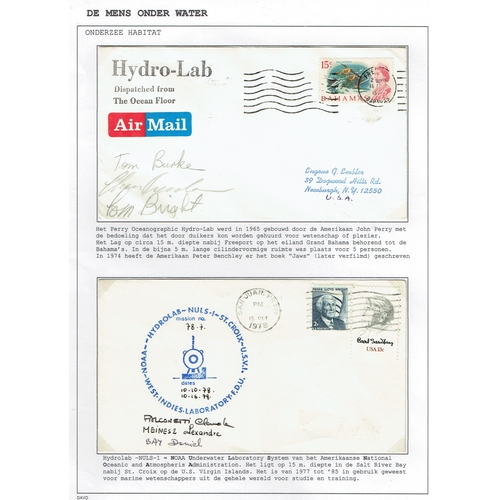 70 - POSTAL HISTORY - Underwater Maritime Mail: An extensive collection of worldwide countries, covers (c... 