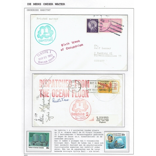 70 - POSTAL HISTORY - Underwater Maritime Mail: An extensive collection of worldwide countries, covers (c... 