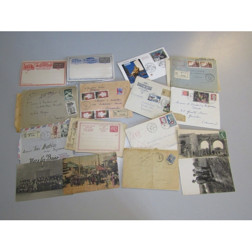 73 - POSTAL HISTORY - Worldwide covers small accumulation from 19th century onwards odd better throughout... 