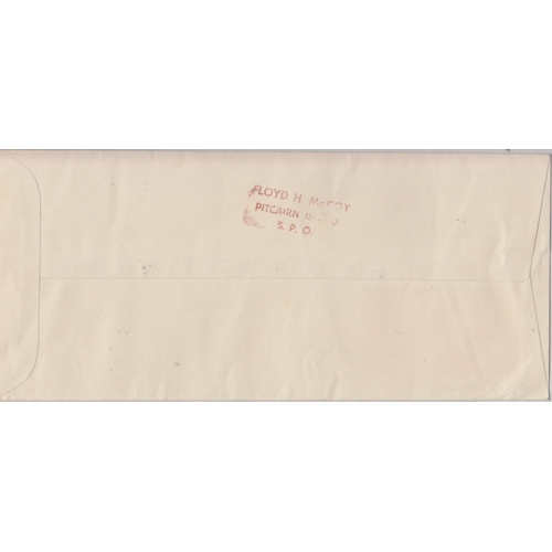 PITCAIRN IS. 1956 (12 Jul) Long printed Pitcairn Island Post Office