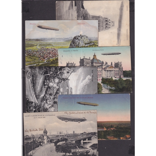 32 - POSTCARDS - Zeppelin: Nineteen Postcards from Germany circa 1902 onwards incl Zeppelin on floating H... 