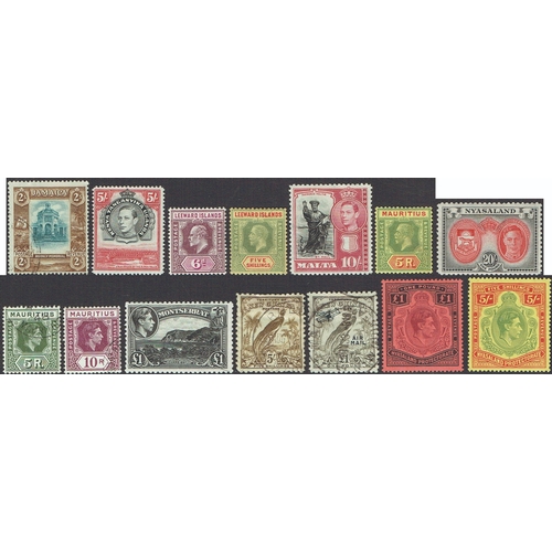 6 - British Commonwealth useful mint and used collection for EDVII to GVI periods for countries Jamaica ... 