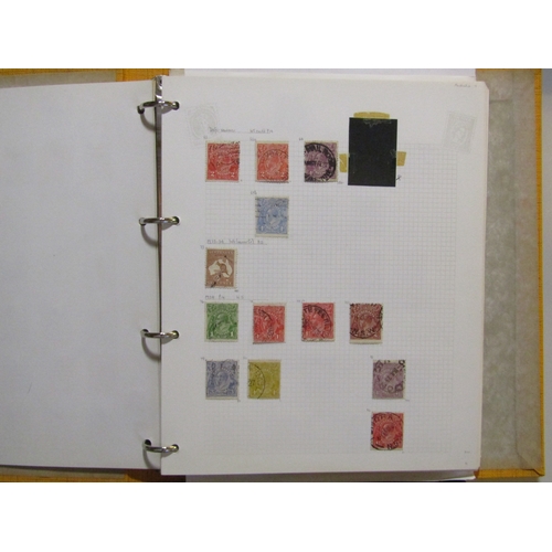 87 - AUSTRALIA - Collection in binder very mixed mint and mainly used with some better pickings noted inc... 