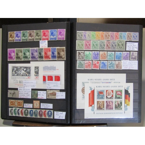 1 - A worldwide collection of mint and used in a stockbook STC £5500+ with good range of countries sets,... 