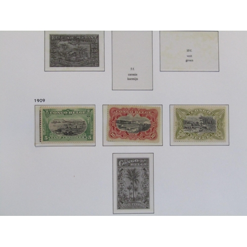 165 - BELGIAN CONGO - 1887-1961 Attractive mint and unmounted mint collection in hingeless Davo printed al... 