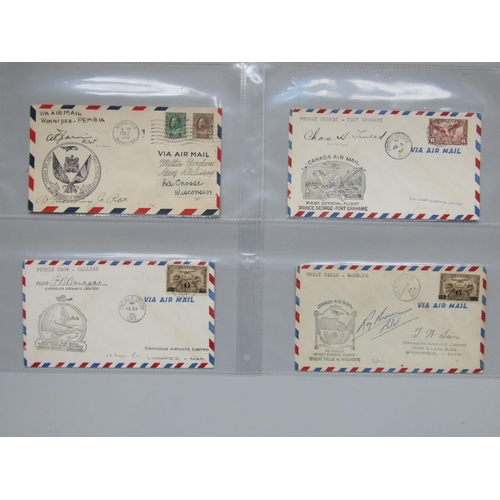 227 - CANADA - 1930-39 Useful group of seventeen First Flight covers, all different with the appropriate c... 