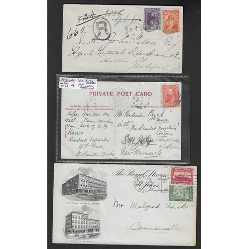 Canada - Provinces - Newfoundland: Group Of Earlier Covers Including 