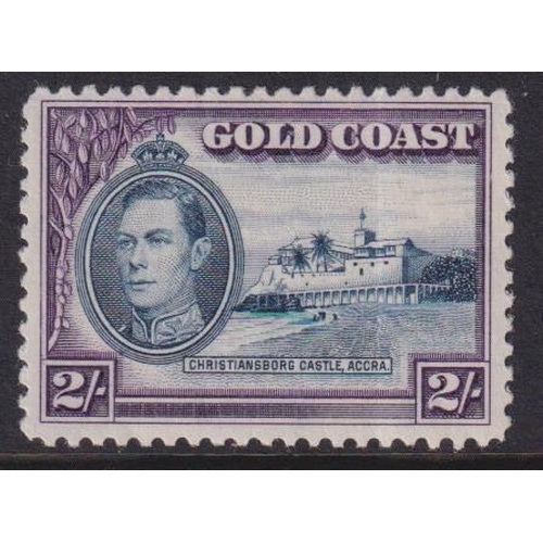 GOLD COAST - 1938 Line Perf 12 2s blue and violet unmounted mint, fine ...
