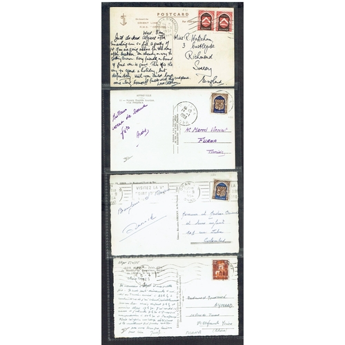 92 - ALGERIA - 1920s to 1950s useful group of picture postcards bearing many attractive combinations of d... 