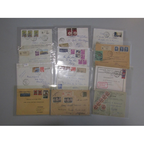 98 - ALGERIA - Middle to modern covers useful group of commercial covers mainly for 1920s to 1970s period... 