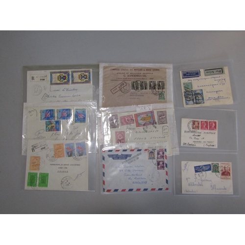 98 - ALGERIA - Middle to modern covers useful group of commercial covers mainly for 1920s to 1970s period... 