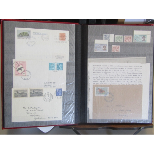 1006 - GREAT BRITAIN -  ISLANDS - Covers and cards modern collection laid out in a stockbook with interesti... 