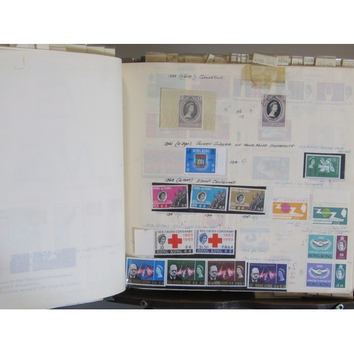 2 - British Commonwealth - Extensive QEII mint collection in an overfull ledger album with approx. 3400 ... 