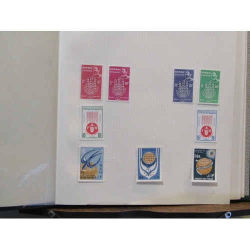 29 - OMNIBUS - 1964 Freedom From Hunger foreign countries mint collection of approx 160 different stamps ... 